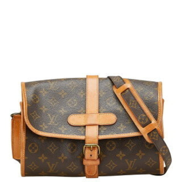 Louis Vuitton Monogram Marne Crossbody Brown Leather - Picture 1 of 8